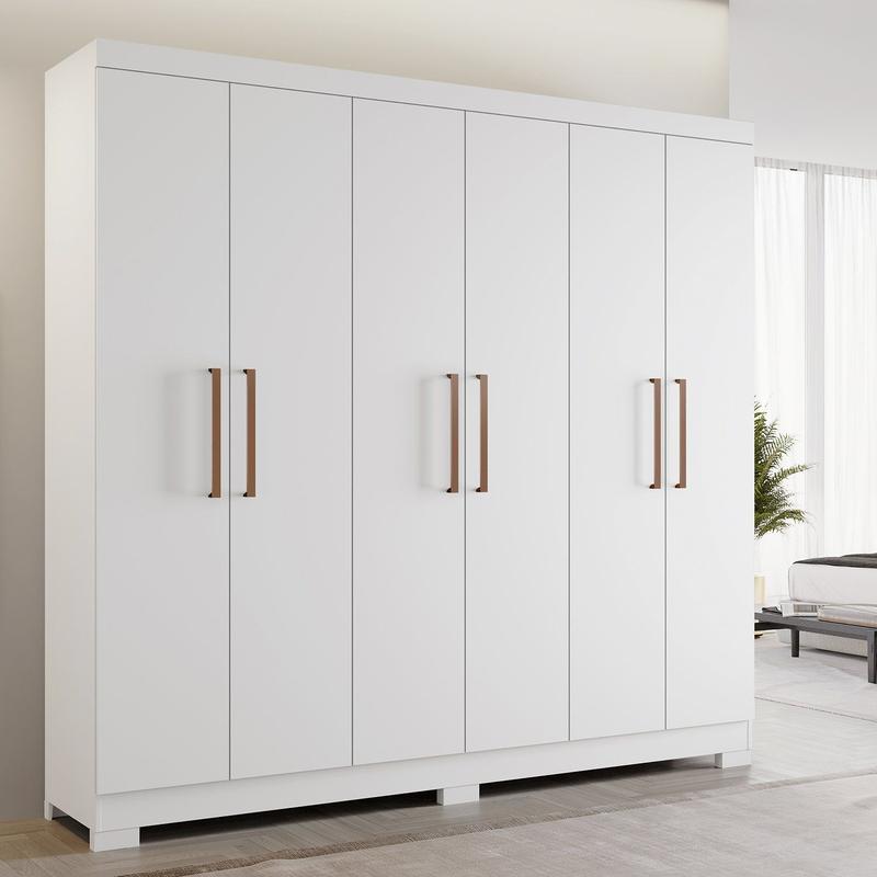 Guarda Roupa Casal 6 Portas 3 Gavetas NT 5190 - Notável Móveis
